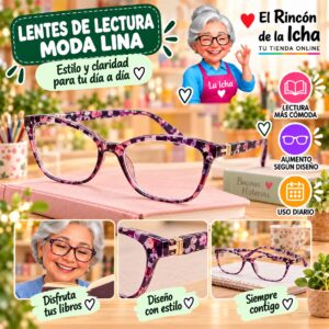 RI-ML-01724 Lentes de Lectura Moda Lina Diseño 178361
