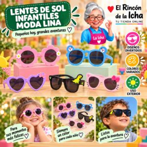 RI-ML-01734 Lentes de Sol Infantiles Moda Lina Diseño 178387