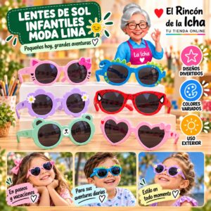 RI-ML-01735 Lentes de Sol Infantiles Moda Lina Diseño 178386