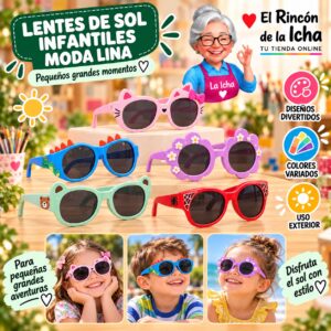 RI-ML-01736 Lentes de Sol Infantiles Moda Lina Diseño 178388