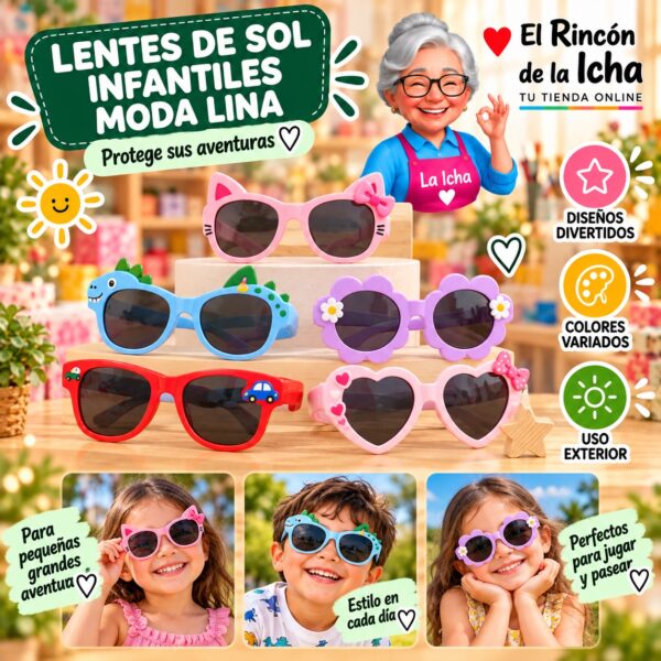 Lentes de Sol Infantiles Moda Lina Diseño 178721
