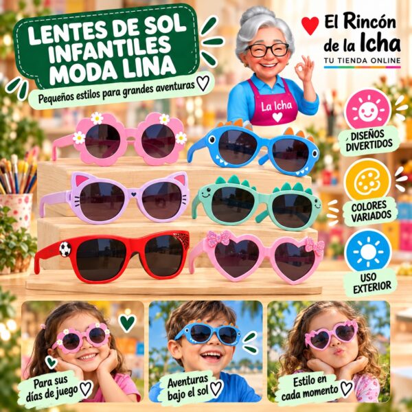 RI-ML-01744 Lentes de Sol Infantiles Moda Lina Diseño 178967