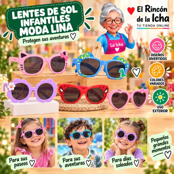 RI-ML-01746 Lentes de Sol Infantiles Moda Lina Diseño 178969