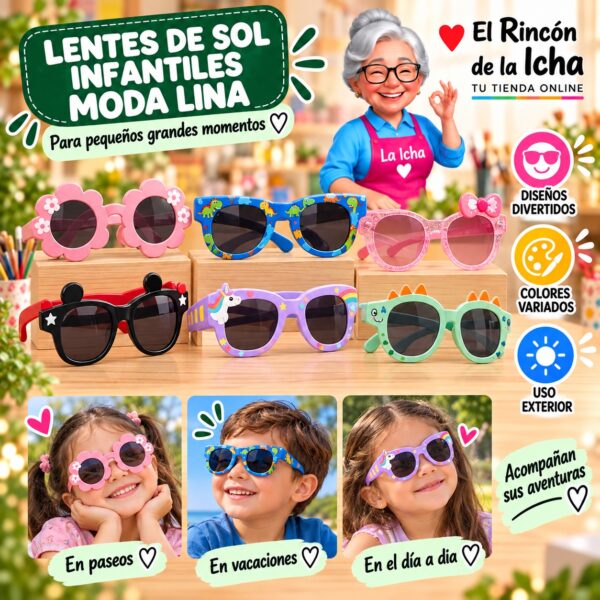 RI-ML-01751 Lentes de Sol Infantiles Moda Lina Diseño 178965