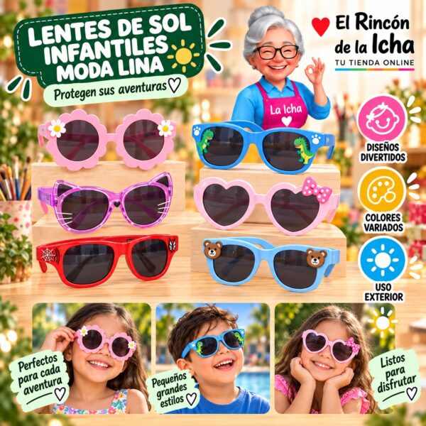 RI-ML-01754 Lentes de Sol Infantiles Moda Lina Diseño 178716