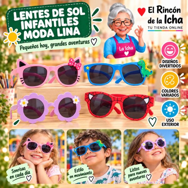 RI-ML-01756 Lentes de Sol Infantiles Moda Lina Diseño 178974