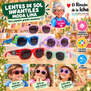 RI-ML-01763 Lentes de Sol Infantiles Moda Lina Diseño 178978