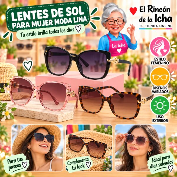 Lentes de Sol para Mujer Moda Lina Diseño 178581