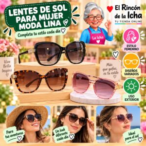 RI-ML-01767 Lentes de Sol para Mujer Moda Lina Diseño 178582
