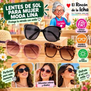 RI-ML-01769 Lentes de Sol para Mujer Moda Lina Diseño 178622