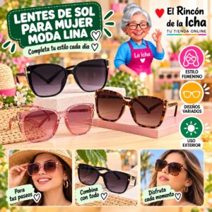 RI-ML-01772 Lentes de Sol para Mujer Moda Lina Diseño 178883