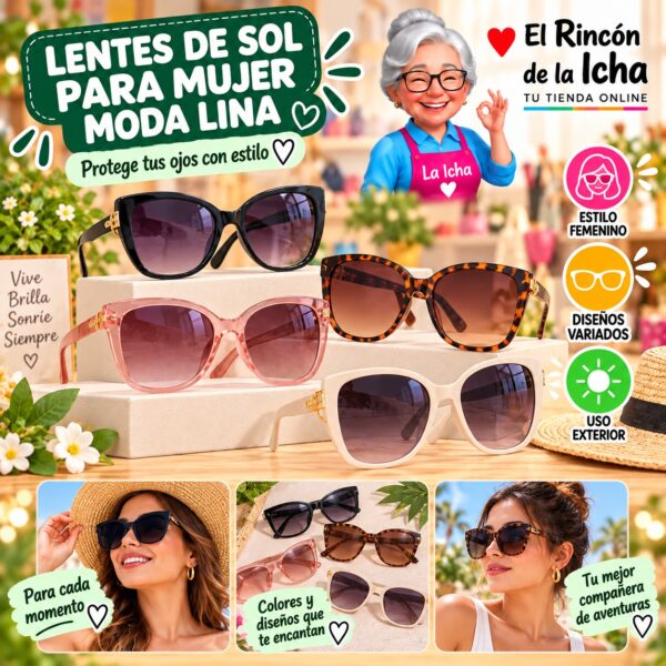 Lentes de Sol para Mujer Moda Lina Diseño 178608