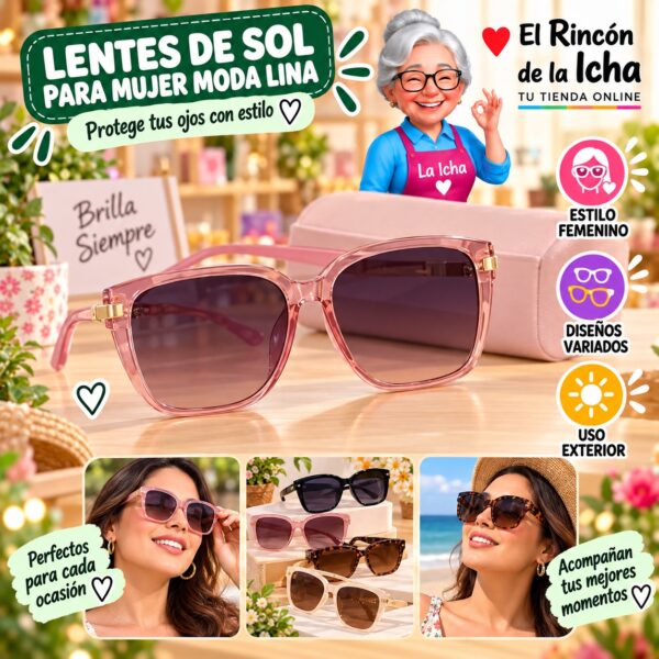 Lentes de Sol para Mujer Moda Lina Diseño 178609