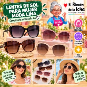 RI-ML-01783 Lentes de Sol para Mujer Moda Lina Diseño 178897