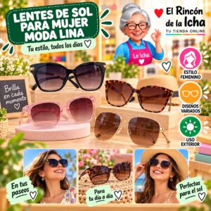 RI-ML-01784 Lentes de Sol para Mujer Moda Lina Diseño 178741