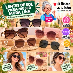 RI-ML-01786 Lentes de Sol para Mujer Moda Lina Diseño 178890