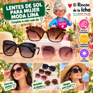 RI-ML-01788 Lentes de Sol para Mujer Moda Lina Diseño 178892