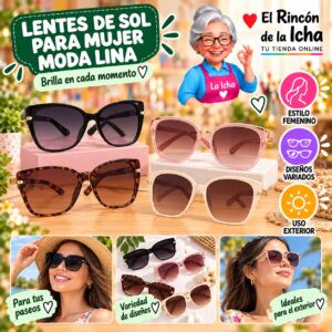 RI-ML-01791 Lentes de Sol para Mujer Moda Lina Diseño 178895