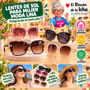 RI-ML-01793 Lentes de Sol para Mujer Moda Lina Diseño 178606