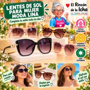 RI-ML-01794 Lentes de Sol para Mujer Moda Lina Diseño 178898