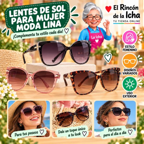 Lentes de Sol para Mujer Moda Lina Diseño 178902