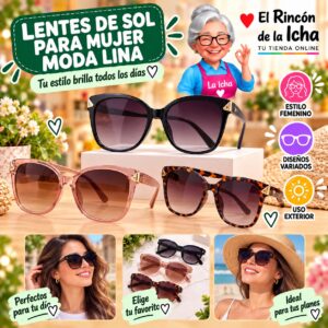 RI-ML-01801 Lentes de Sol para Mujer Moda Lina Diseño 178905
