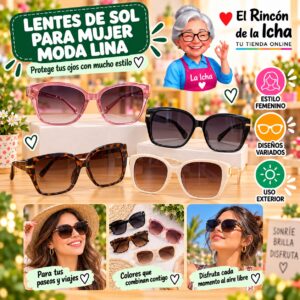 RI-ML-01804 Lentes de Sol para Mujer Moda Lina Diseño 178908