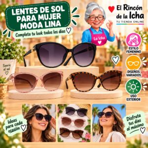 RI-ML-01807 Lentes de Sol para Mujer Moda Lina Diseño 178911