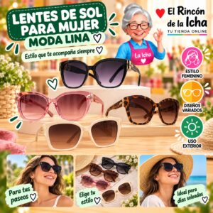 RI-ML-01808 Lentes de Sol para Mujer Moda Lina Diseño 178912