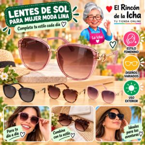 RI-ML-01809 Lentes de Sol para Mujer Moda Lina Diseño 178913