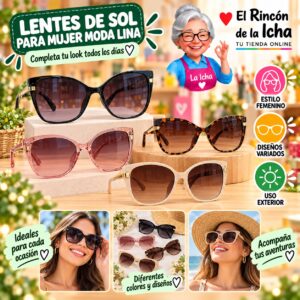 RI-ML-01815 Lentes de Sol para Mujer Moda Lina Diseño 178919