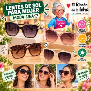 RI-ML-01818 Lentes de Sol para Mujer Moda Lina Diseño 178922