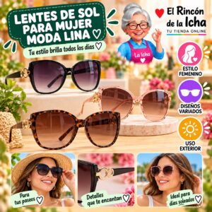 RI-ML-01820 Lentes de Sol para Mujer Moda Lina Diseño 178924