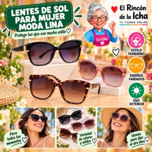 RI-ML-01822 Lentes de Sol para Mujer Moda Lina Diseño 178926