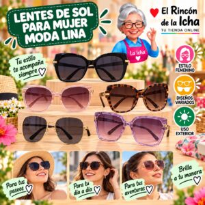 RI-ML-01824 Lentes de Sol para Mujer Moda Lina Diseño 178927