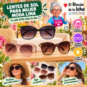 RI-ML-01833 Lentes de Sol para Mujer Moda Lina Diseño 178619