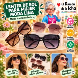 RI-ML-01837 Lentes de Sol para Mujer Moda Lina Diseño 178936