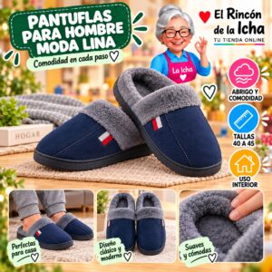 Pantuflas para Hombre Moda Lina Diseño 850437