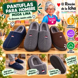 Pantuflas para Hombre Moda Lina Diseño 850558