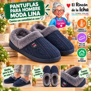 Pantuflas para Hombre Moda Lina Diseño 850625