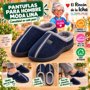 Pantuflas para Hombre Moda Lina Diseño 850631