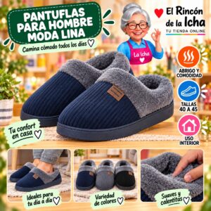 Pantuflas para Hombre Moda Lina Diseño 850699