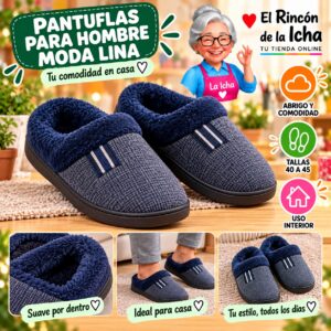 Pantuflas para Hombre Moda Lina Diseño 850609