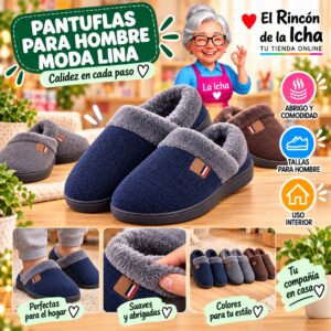 Pantuflas para Hombre Moda Lina Diseño 850661
