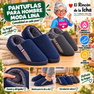 Pantuflas para Hombre Moda Lina Diseño 850682