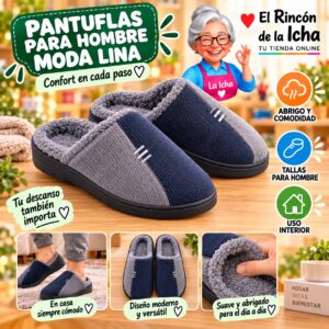 Pantuflas para Hombre Moda Lina Diseño 850683