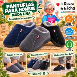 Pantuflas para Hombre Moda Lina Diseño 850684