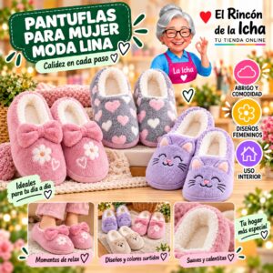 RI-ML-01925 Pantuflas para Mujer Moda Lina Diseño 850623