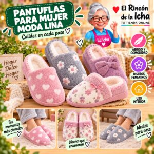 RI-ML-01929 Pantuflas para Mujer Moda Lina Diseño 850671