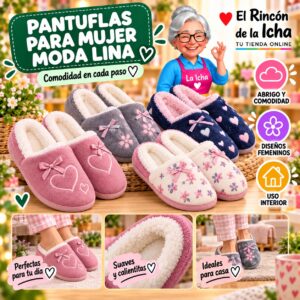 RI-ML-01930 Pantuflas para Mujer Moda Lina Diseño 850531